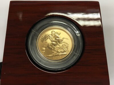 A 2026 full gold proof sovereign