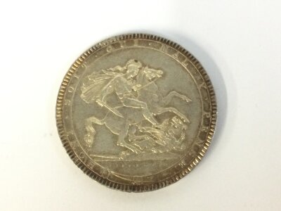 An 1818 silver crown in fine condition