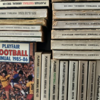 Playfair Football Annuals: From the 50s to the 80s in mixed conditions but mainly good. (28)