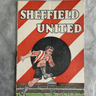 36/37 Sheffield United v Doncaster Rovers Football Programme: 2nd Division match in very good condition with no team changes. Rusty staple holding firm. Score to team page.
