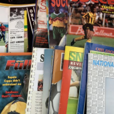 South African Football Programmes + Memorabilia: Includes yearbooks and other publications. Very good with instructions to sell.