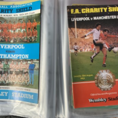 Big Match Football Programmes: Complete run of League Cup finals from 1967 to 1985 plus some Charity Shields and more with instructions to sell. (40+)