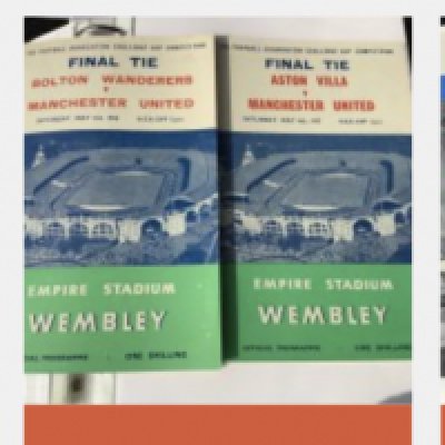 FA Cup Final Programme Collection: Stunning condition complete run from 1954 to 1990 including all replays. (est 40)