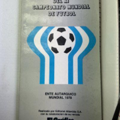 World Cup + European Final Football Programmes: Not to be missed box with some hard to obtain programmes. Includes 1974 Holland v Brazil, Rare 1978 World Cup final 318 page El Grafico in Spanish. There are Euro finals and more. Additionally there are some replica programmes.