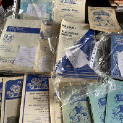Millwall Home Football Programmes: Quantity in very good condition from the 50s and 60s including some full sets. (box)