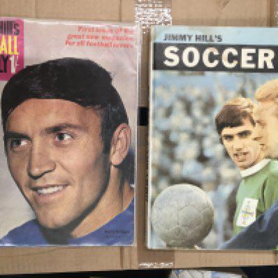 Jimmy Hills Weekly Complete Football Magazine Collection: All 131 issues of the magazine which started in October 1967. Excellent condition to include annuals.