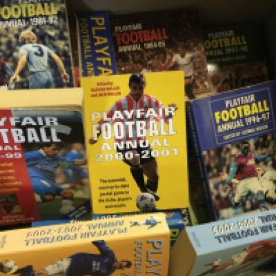 Playfair Football Annual Collection: Complete run from 1st post war edition 48/49 to 2005/2006 in good condition. (58)