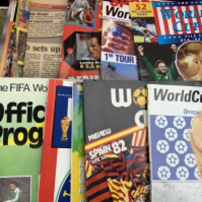 World Cup Football Programmes + Memorabilia: Programmes from 1982 1990 1994 along with other publications. Instructions to sell.