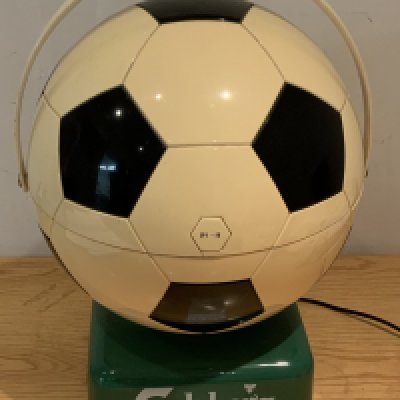 Carlsberg Football Fridge: Carlsberg fridge produced for the 2006 World Cup. In working order with lead supplied.
