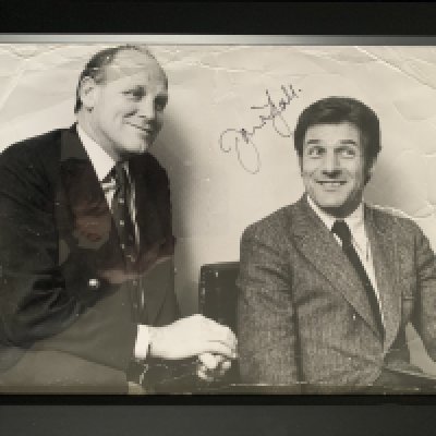 Ron Greenwood West Ham + England Football Collection: Photos of the great man the property of John Lyalls personal collection. Two are signed by Lyall.