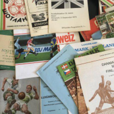 International + Semi Final Football Programmes: Many of the Internationals do not include the home nations and are from the 50s onwards but include 1948 Gt Britain v France Olympics. Semi finals from many competitions including League Cup, FA Cup and much more. Good with duplication. (est 150)