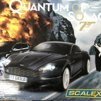 A Boxed Scalextric James Bond Quantum Of The Solace Racing Set.