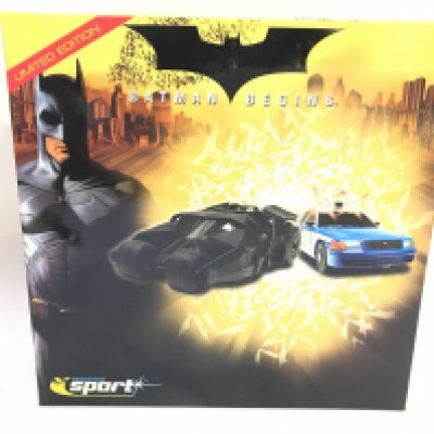 A Boxed Scalextric Batman Begins Twin Set.