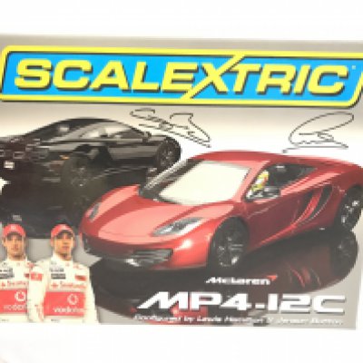 A Boxed Scalextric McLaren MP4-12C Twin Set.