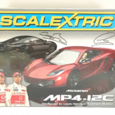 A Boxed Scalextric McLaren MP4-12C Twin Set.