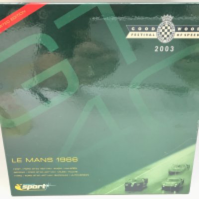 A Boxed Scalextric Good Wood Festival Of Speed Le Mans 1966 Triple Pack.
