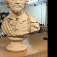 A  plaster bust of William Shakespeare  53 cm .