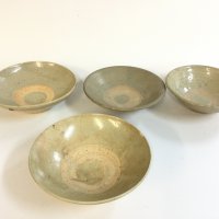 Four Chinese bowls approximately 15 and 16cm wide.  NO RESERVE