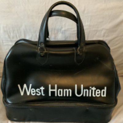 West Ham Official Puma Football Bag: Medical bag used by club and never commercially available. Zip underneath and a heavy quality bag recognised by physio Rob Jenkins when we showed him.