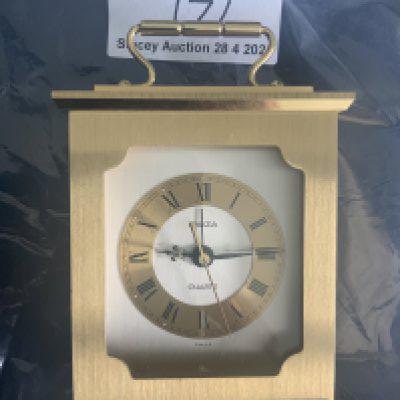 Tottenham 1984 UEFA Cup Final Football Gift: Incredibly rare carriage clock was not even given to players. Swiss made heavy clock is engraved to rear UEFA Cup Finale Tottenham FC RSC Anderlecht 23 5 1984. This was the second leg in which another draw forced penalties which Spurs won. Anderlechts gift to Tottenham given to club secretary Peter Barnes.