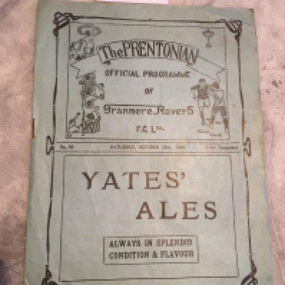 1928 - 1929 Tranmere Rovers v Witton Albion Football Programme: Excellent condition Cheshire County League programme with no team changes.