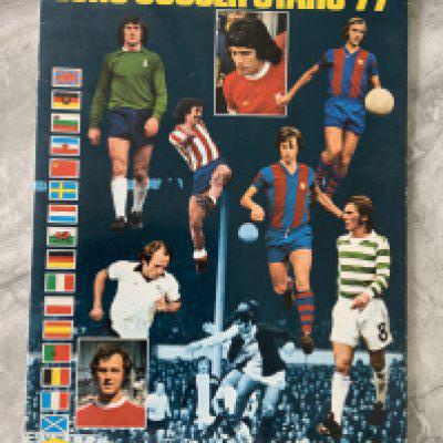FKS 1977 Euro Soccer Stars Complete Set Of Cards: Loose set of 135 mint cards plus empty album. Hard to obtain.
