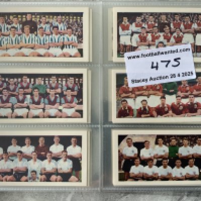 Soccer Bubble Gum Complete Sets Of Football Cards: Both number 1 + 2 series with each set having 48 cards. Mint condition loose sets. (96)