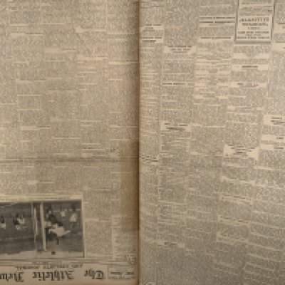 1911 - 1912 Athletic News Bound Volume Of Sport Magazines: From August 4th 1911 to June 12th 1912 and we believe this is a complete run of the weekly newspaper. Every volume covers football including the West Brom v Barnsley FA Cup final and England v Scotland. Other sports included. Large format heavy bound volume with some pieces cut out. Additionally there are some copies of the Sporting Chronicle.