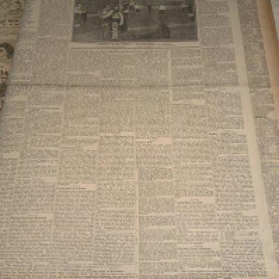 1909 - 1910 Athletic News Bound Volume Of Sport Magazines: From May 1st 1909 to June 27th 1910 and we believe this is a complete run of the weekly newspaper. Every volume covers football including the king at the Newcastle v Barnsley FA Cup final. Great features on 1st round of the FA Cup and semi finals. Other sports include 1909 Ashes. Large format heavy bound volume. Some cuttings have been taken from a few pages.