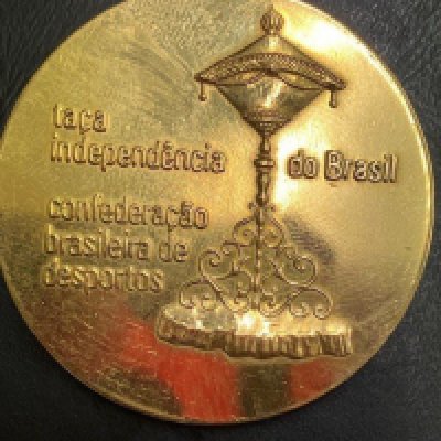 1972 Brazil v Portugal Independence Cup Gold Football Medal: The biggest gathering of football nations ever at the time held in Brazil. Officially named Taca Independencia Do Brasil Confederacao Brasileira Desportus. Brazil won 1-0 in the last moment. Medals were issued from bronze up to gold with winners Brazil getting gold along with a few other dignitaries. This was awarded to Ken Aston who was in charge of referees and comes direct from his family. Hallmarked medal weighs 62 grammes.
