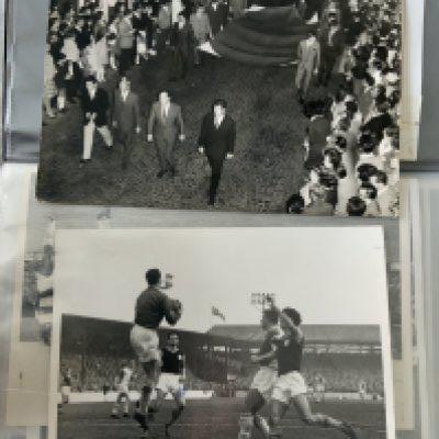 West Ham Football Press Photos: Some from the 60s and 70s plus a further 30 from the 80s and early 90s. Most have press stamps and a few are signed. (Est 40)