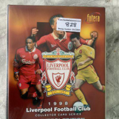 Liverpool Complete Futera Football Card Set: Limited edition number 392 of 500 from 1998 with certificate and collectors folder. Full set of 99 cards.