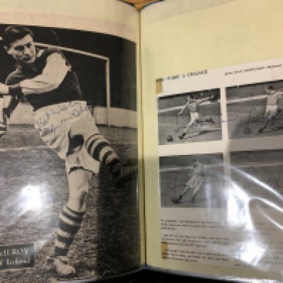 Signed Football Photo Collection: Majorly are large photos with about a third being large magazine pictures. Lots of 50s 60s and 70s players plus signed team groups and more. Autographs include Bonetti Ball Clough Scanlon Finney Gregg Hunt Sammels Mortensen Milne Crerand Trautmann and Banks. Team groups include Burnley 59/60 x 6, Sheffield United 68/69 fully signed and Manchester City 54/55 x 7. Must be 200 items with possibly 300 autographs.