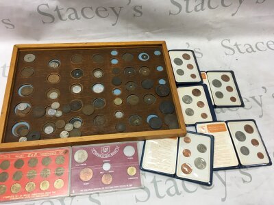 A Collection of 19th and 20th century British and world coins NO RESERVE