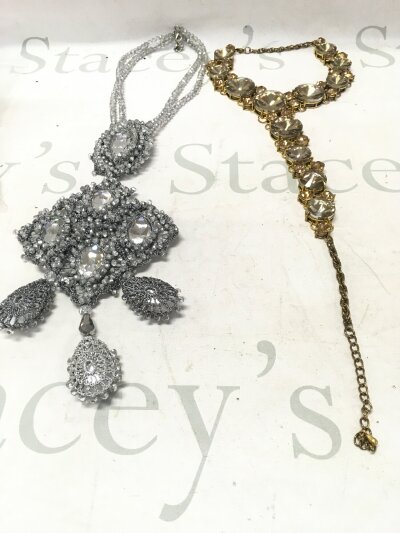 Two Butler and Wilson necklaces