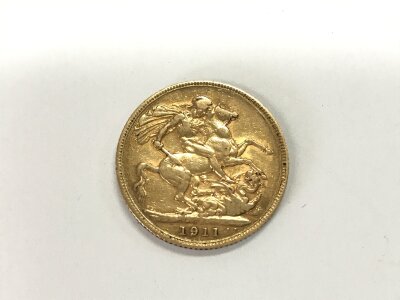 1911 gold sovereign.