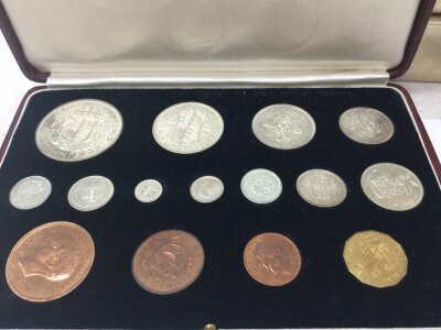 A 1937 15 coin set EF+