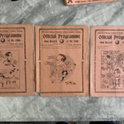 37/38 Tottenham Home Football Programmes: Division 2 match v Bury plus reserves v Northampton (corner paper loss) and Crystal Palace. Very good with no writing unless stated. (3)