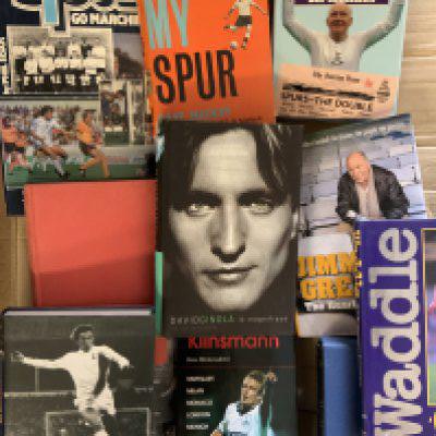 Tottenham Football Book Collection: Includes undedicated signed books of Bill Nicholson and Jimmy Greaves in slipcase. 11 books plus a quantity of membership packs.