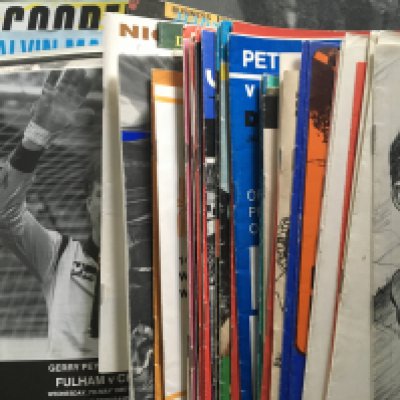 Testimonial + Charity Shield Football Programmes: From the 60s onwards with over 80 testimonials to include Hoddle Harris Ardiles Labone and Durban. (100)