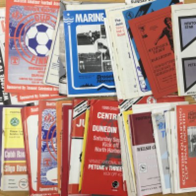 Scottish Welsh + Irish Cup Final Football Programmes: These look like non league clubs and include competitions such as Welsh Cup, Scottish Junior/ Amateur etc. Unusual lot from the 70s onwards. (135)