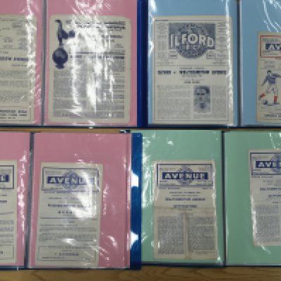 1950s Walthamstow Avenue Football Programmes: Spanning the decade housed in 4 binders. Home and away in mainly good condition. (108)