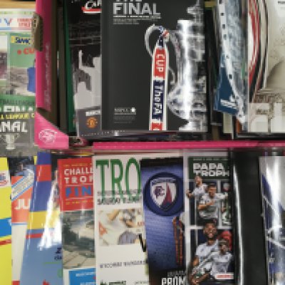 Cup Final Football Programmes: From the 60s onwards consisting of major cup finals that are all different. (100)