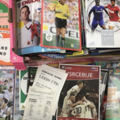 Big Match Football + Sports Programmes: European Finals, Testimonials, First + Lasts, Major finals + semis, Charity Shields, England Home and away plus some boxing and Rugby League. 100 programmes with instructions to sell.