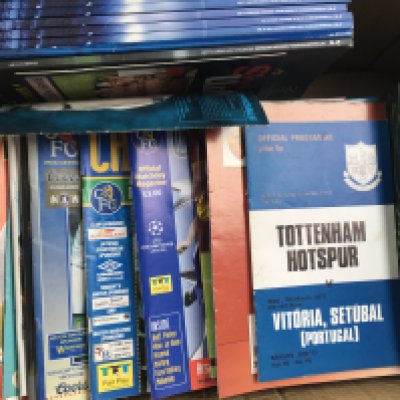 British Club v European Club Football Programmes: From various European competitions with finals to include 2007 Liverpool v AC Milan, 1972 Tottenham v Wolves, 1974 Feyenoord, 1984 Anderlecht. Good. (175)