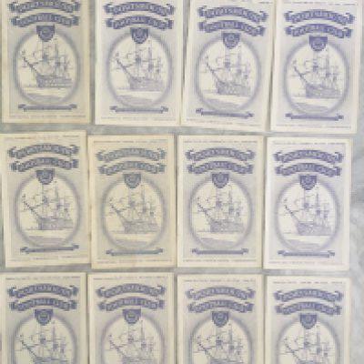 55/56 Portsmouth Complete Home Football Programmes: Good condition private collection of homes in the league and cup to include Manchester United. (22)