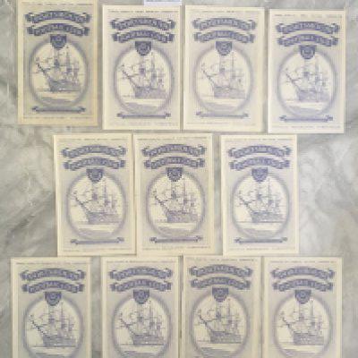 54/55 Portsmouth Home Reserve Football Programmes: Very good condition private collection of homes in the Combination league and cup. Includes Tottenham Brighton and Cardiff. (11)