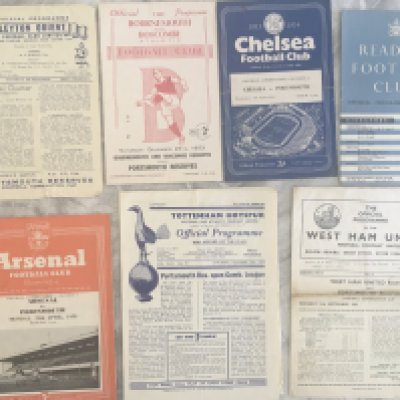 53/54 Portsmouth Away Reserve Football Programmes: Good condition private collection of aways to include Bournemouth and Chelsea. Majority good. (7)