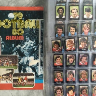 Transimage Football 79/80 Complete Cards + Empty Album: All 528 unused cards nicely displayed in pockets plus an empty album. Excellent.