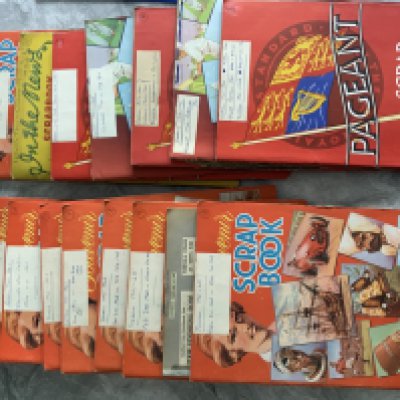 Ipswich Town Football Scrapbooks: Comprehensive large scrapbooks from 59/60 to 62/63. The best period in their history was the 1st division championship season of 61/62 and this is covered by 7 scrapbooks.